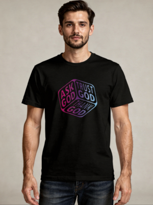 Ask God, Trust God, Thank God - T-shirt