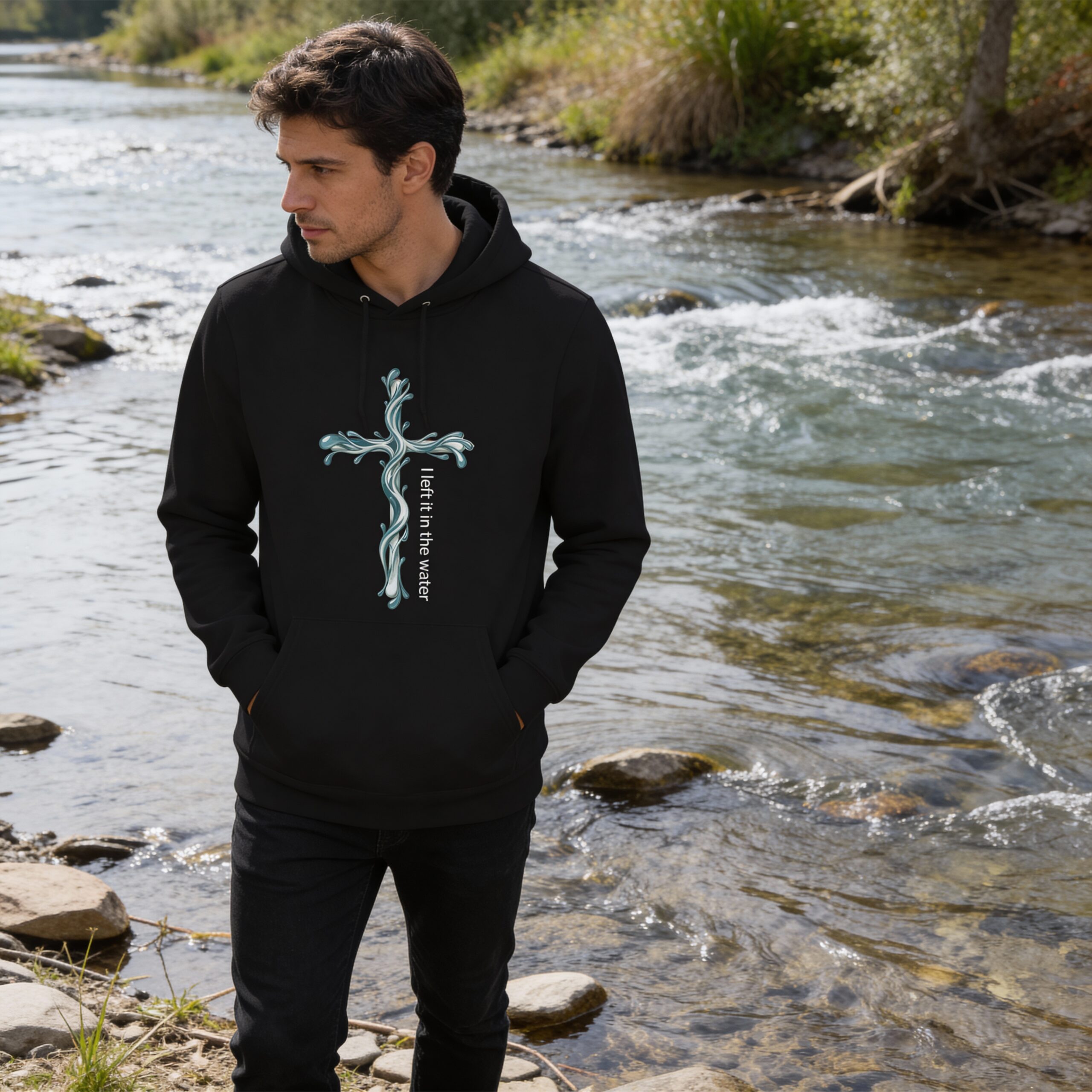 I left it in the water hoodie