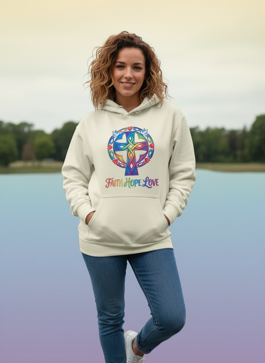 Faith, Hope and Love Hoodie