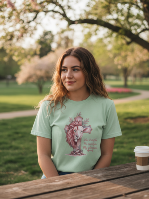 Lion and Cross T-Shirt