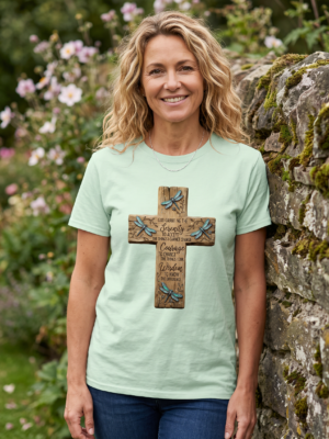 Serenity Prayer Cross T-Shirt