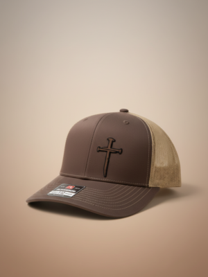 Faith Forged Nail Cross Richardson 112 Trucker Hat